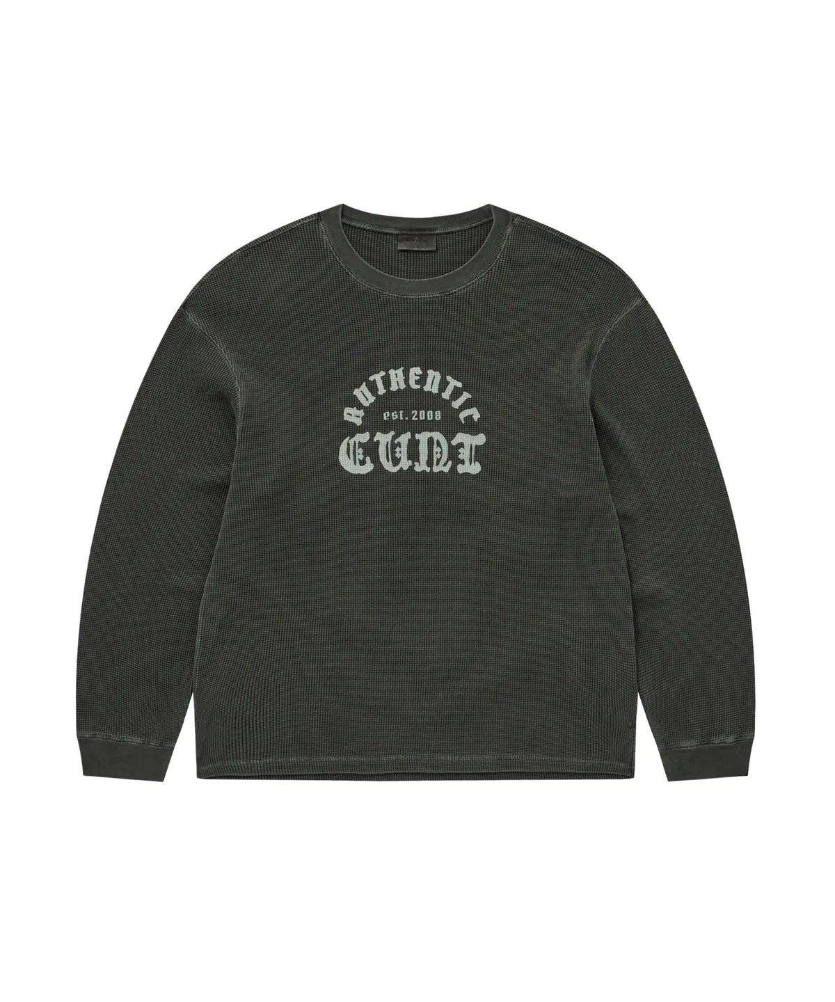[TXT Soobin Worn] 26FW COVERNAT Diploma CVNT Waffle Long Sleeve