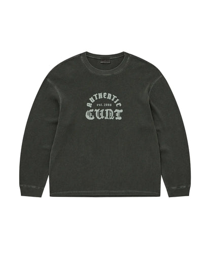 [TXT Soobin Worn] 26FW COVERNAT Diploma CVNT Waffle Long Sleeve