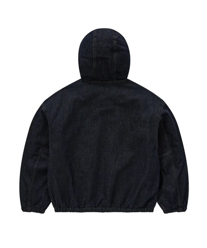[TXT Soobin Worn] 26FW COVERNAT Ringspun C Logo Denim Hooded Jacket