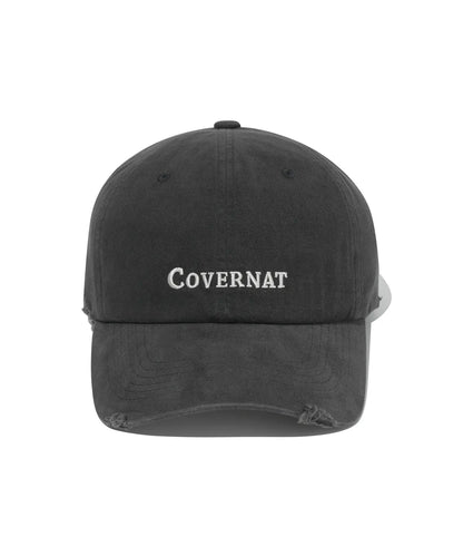 [TXT Soobin Worn] 26FW COVERNAT Damaged Authentic Logo Cozy Fit Ball Cap