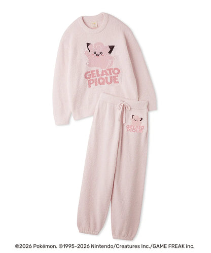 [Pokemon X Gelato Pique]  BABY MOCO Jacquard Pullover & Long Pants Set