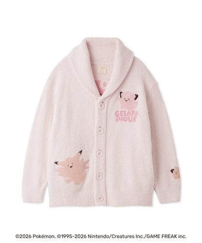 [Pokemon X Gelato Pique] Unisex BABY MOCO Jacquard Shawl Cardigan