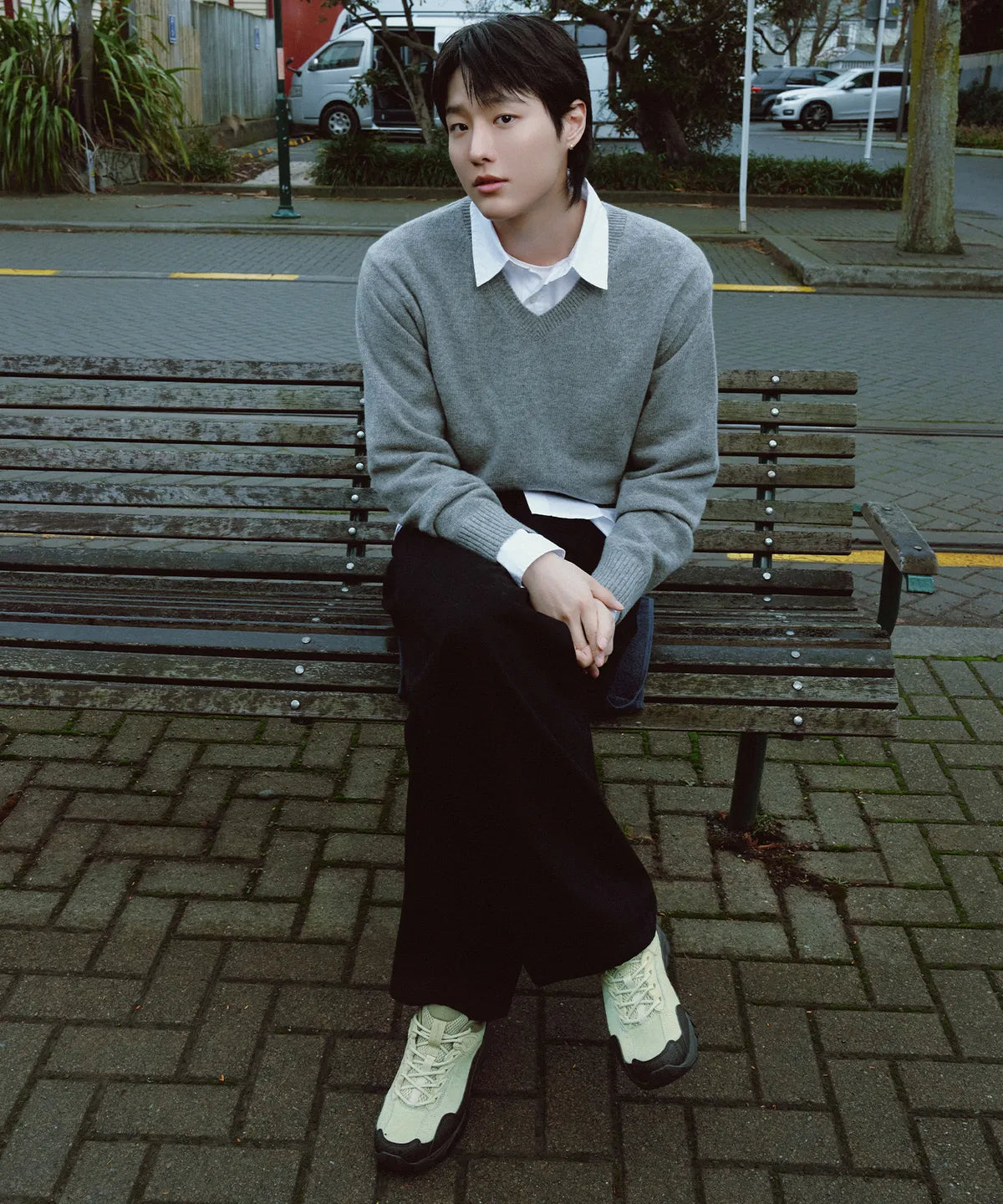 [Woodz Pick] Fila Harepin 1998_Matcha