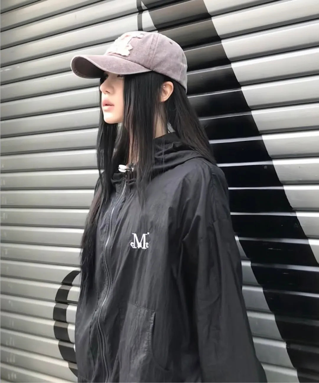 MUCENT Vintage Washed Applique Ball Cap