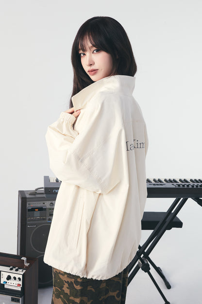 [Ive Liz Pick] Matin Kim Back Logo High Neck Jumper