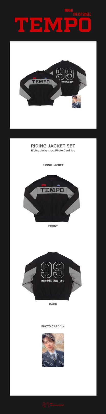 Shinee MINHO The 1st Single [TEMPO] Official Merch