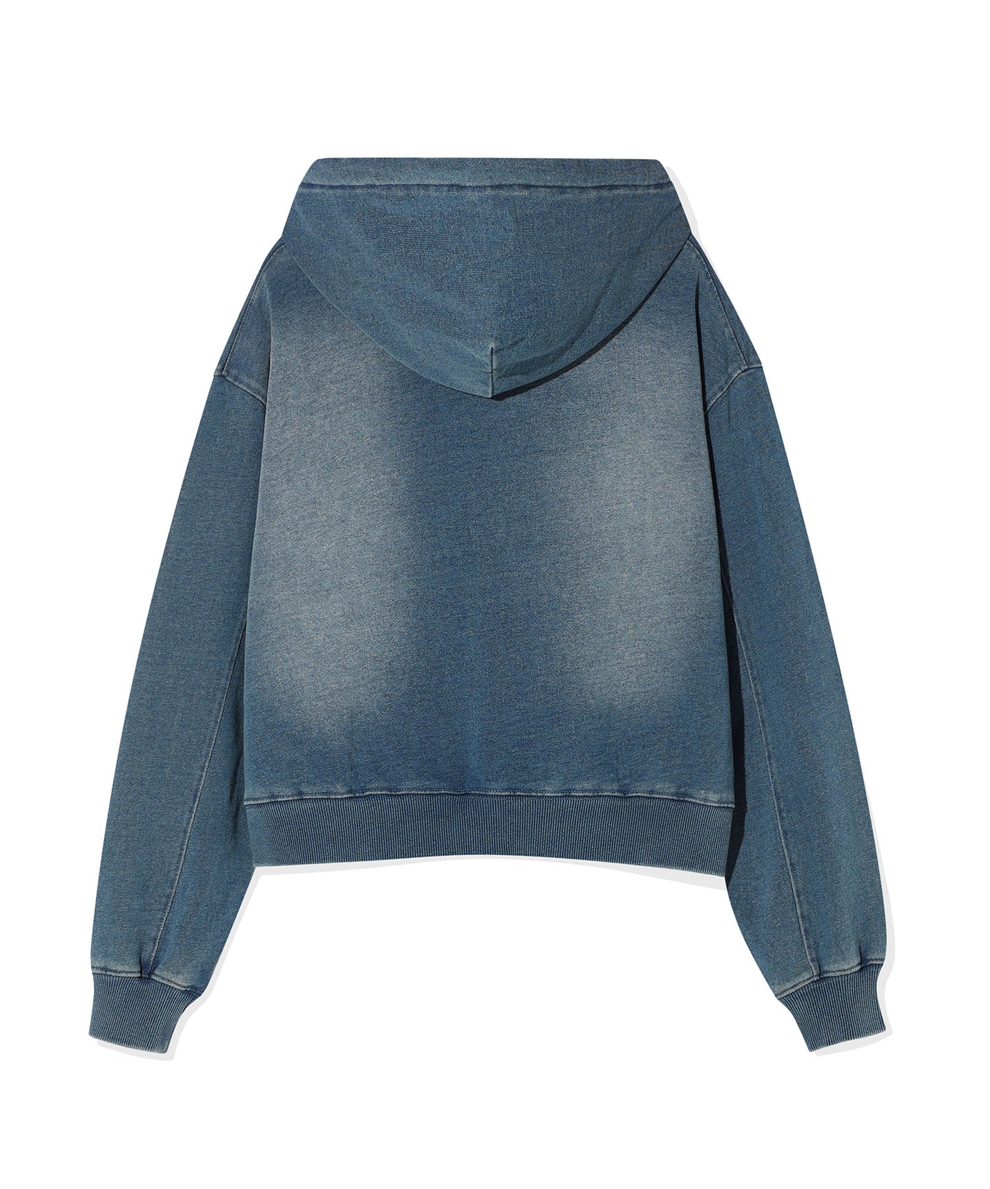 [Aespa Giselle's Wear] WACKY WILLY Women's Denim Washed Crop Hooded Zip-Up / Cargo Pants