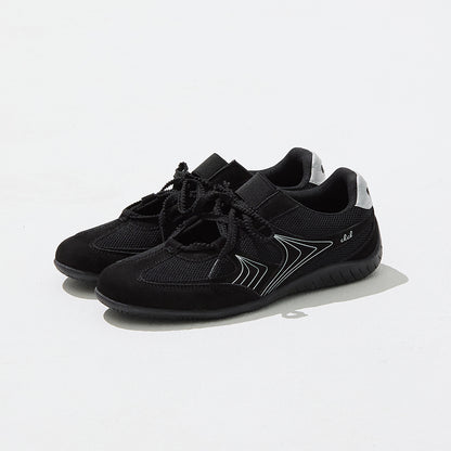 CLCL [CLEVER CLOGER] - Nudge Lace Up Sneakers (Black)
