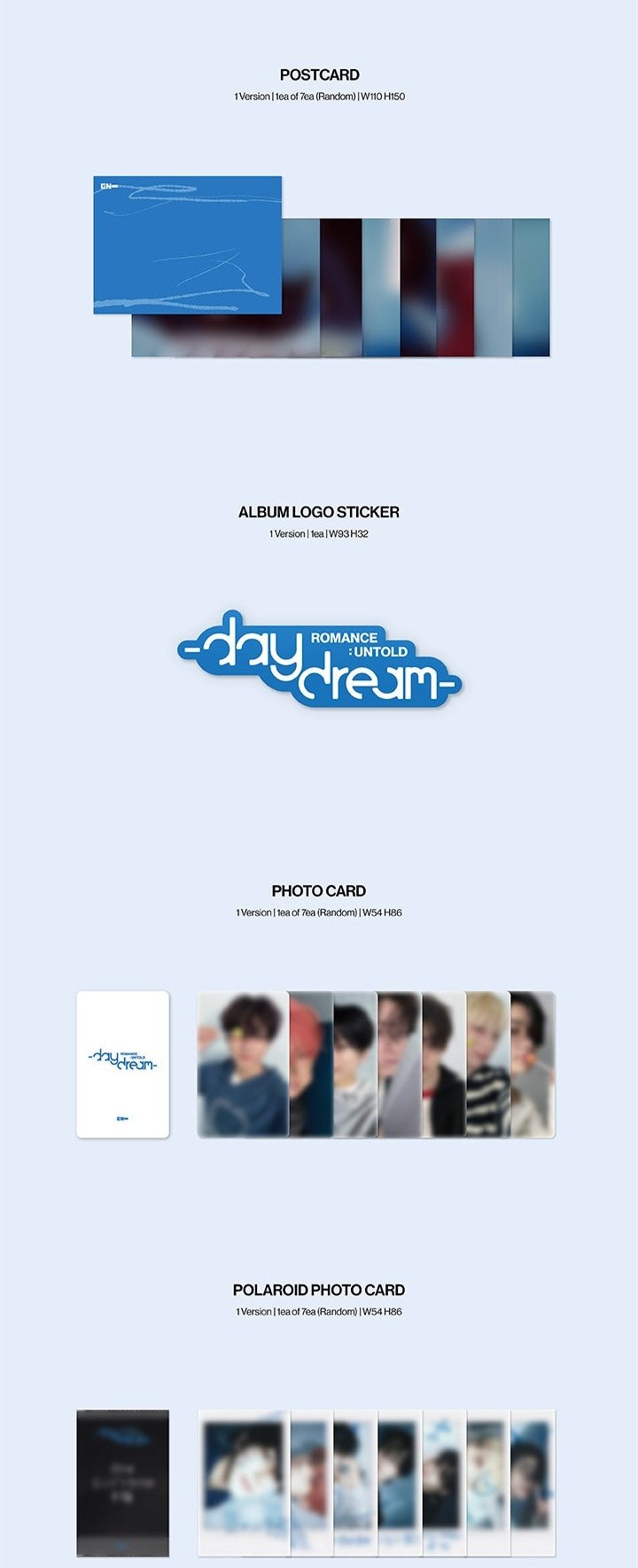 ENHYPEN - 'Daydream' Romance:Untold Album (with Pre-Order Gifts)