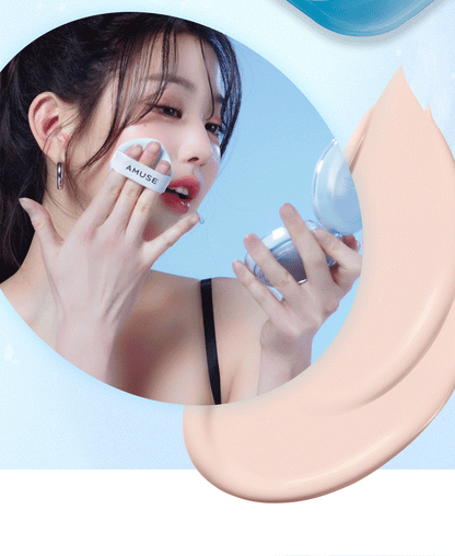 [Ive Wonyoung Pick]  Amuse Airy Pore Cover Cushion
