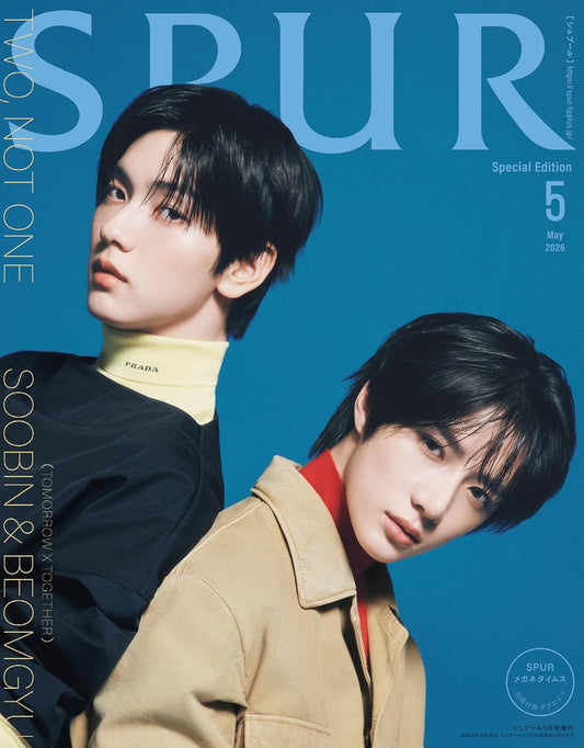 TXT Soobin and Beomgyu - SPUR Japan Magazine Seoul City Guide MAY 2026 (Special Issue Cover)
