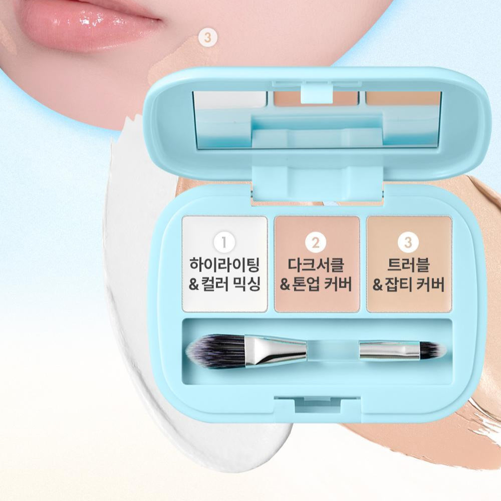 [Ive Wonyoung Pick] Amuse Airy Spot Concealer Palette
