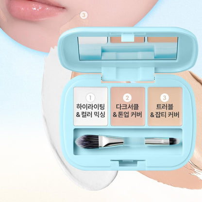 [Ive Wonyoung Pick] Amuse Airy Spot Concealer Palette
