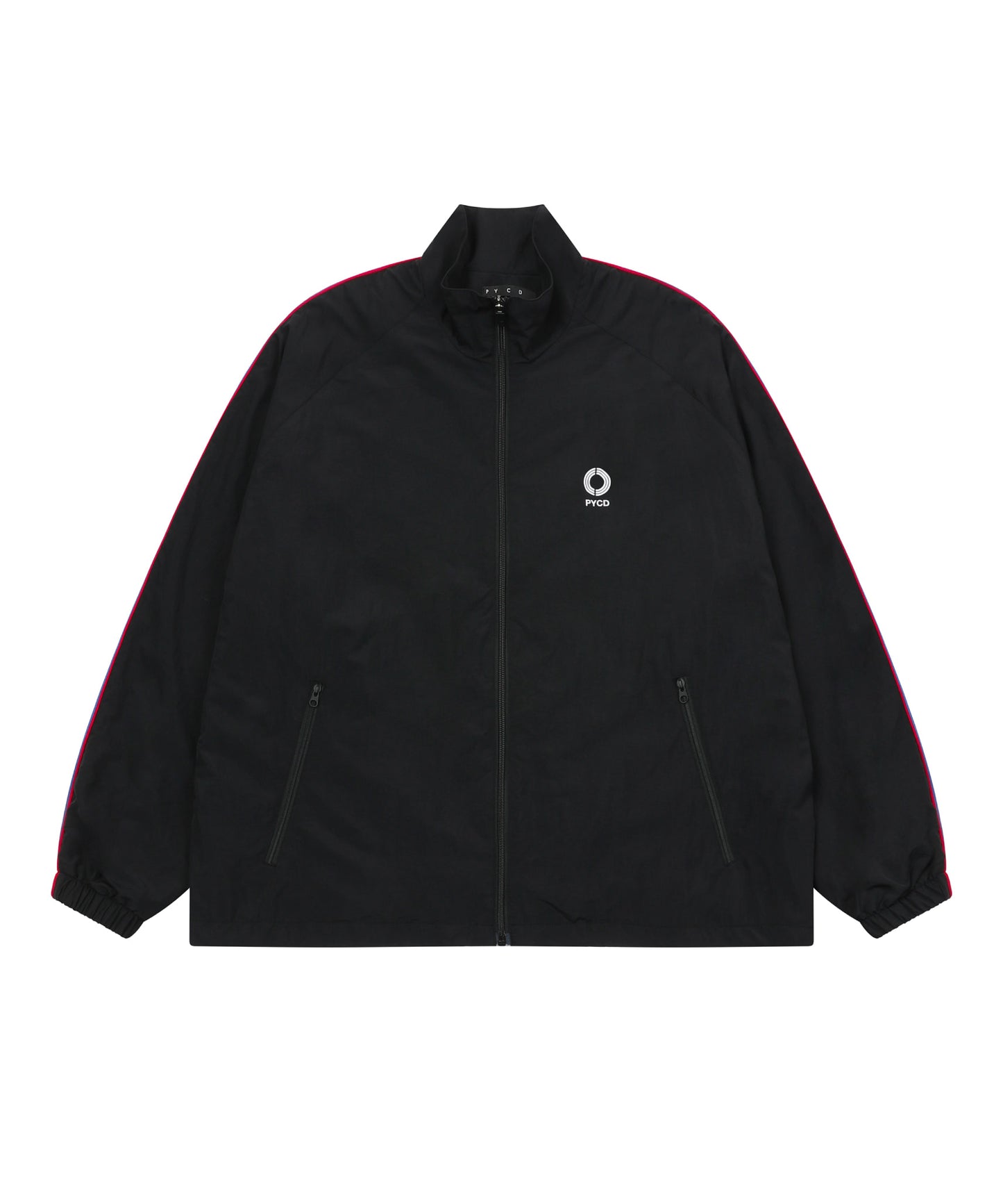 [BTS Jungkook Worn] CHIN DOWN Nylon Track Jacket / Pants (Black)