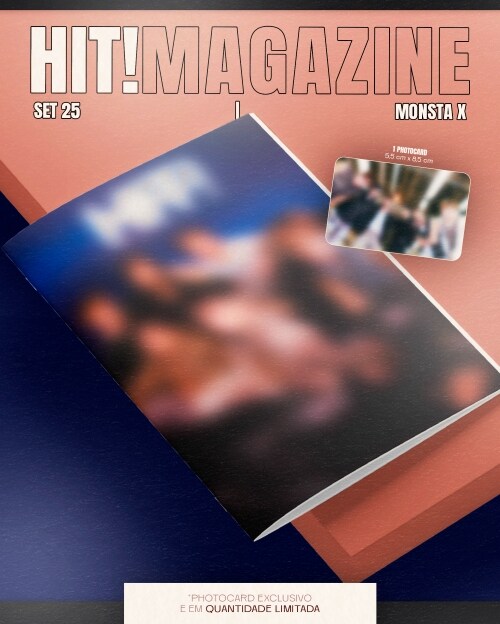 MONSTA X x HIT! Magazine Pocket September 2025 Issue  (+ 1 Photocard)