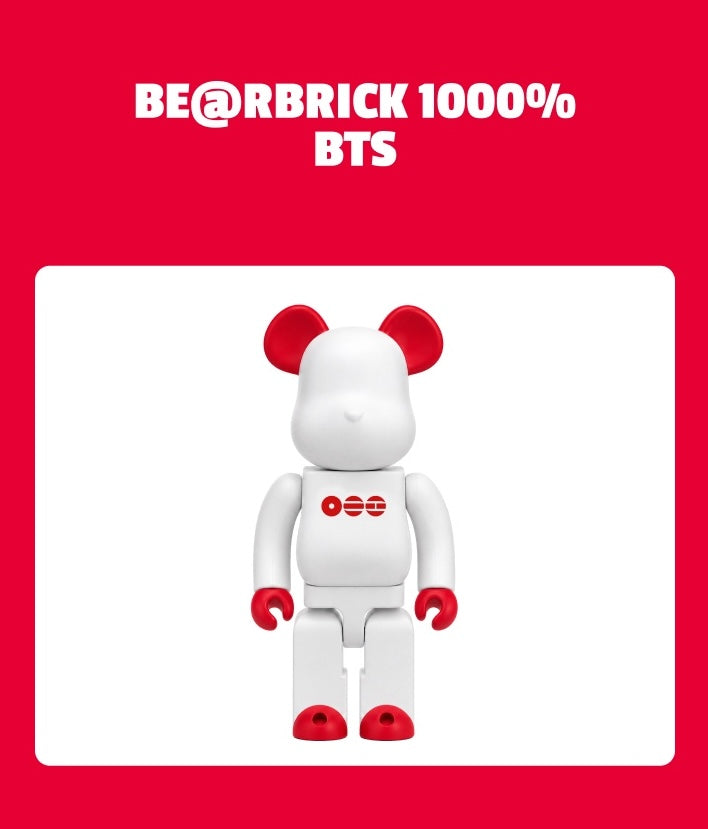 BTS × BE@RBRICK OFFICIAL MERCH MD