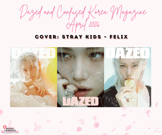 STRAY KIDS: FELIX - DAZED & CONFUSED KOREA MAGAZINE APRIL 2026 (RANDOM COVER)