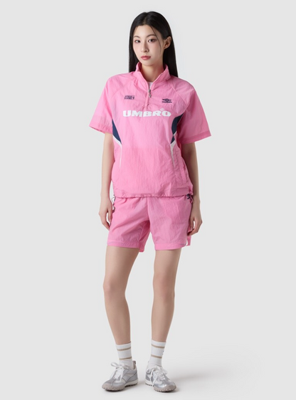 [DAY6] HBL BLOKE Short Sleeve Stand Neck Anorak