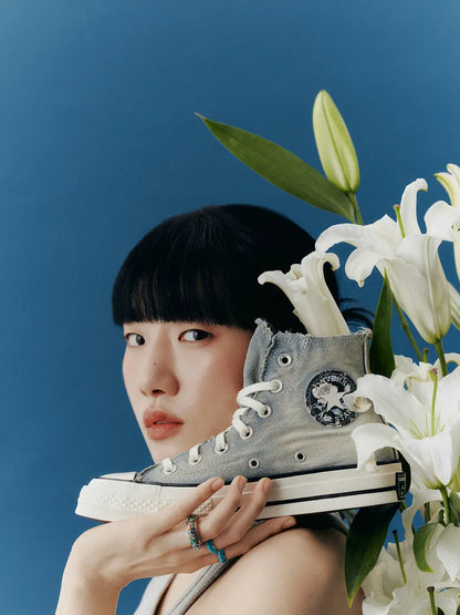 Converse X 2000 Archives Chuck 70 Faded Denim Sneakers