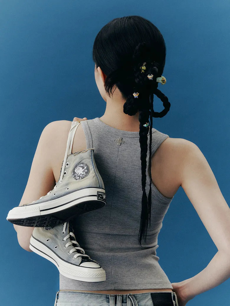 Converse X 2000 Archives Chuck 70 Faded Denim Sneakers