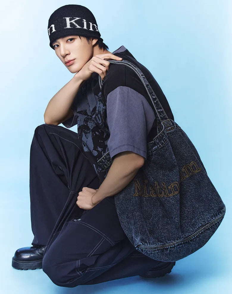 [NCT Jeno Pick] Matin Kim Matin Stitch Denim Shoulder Bag