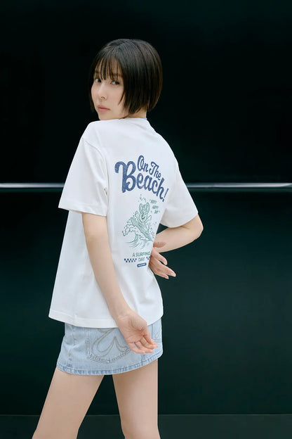 [Woodz Worn] FILA Coldwave+ On the Beach Short Sleeve T-shirt