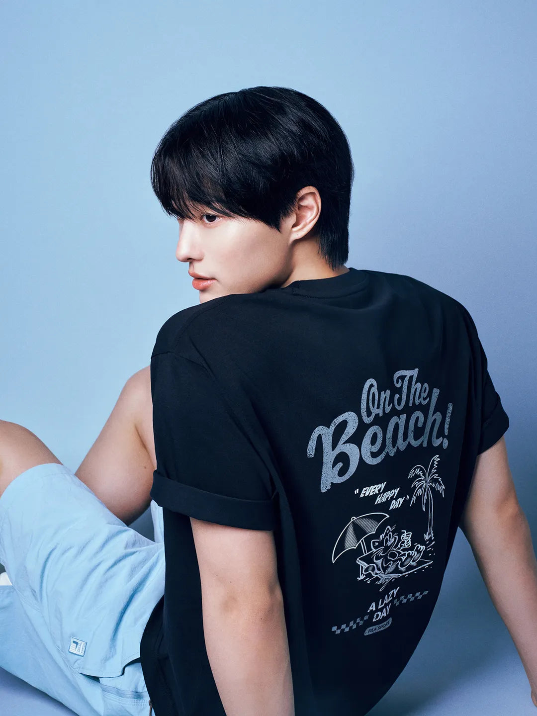 [Woodz Worn] FILA Coldwave+ On the Beach Short Sleeve T-shirt
