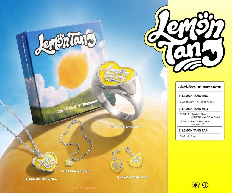 [Hearts2Hearts X Nonenon] Lemon Tang Accessories Collection