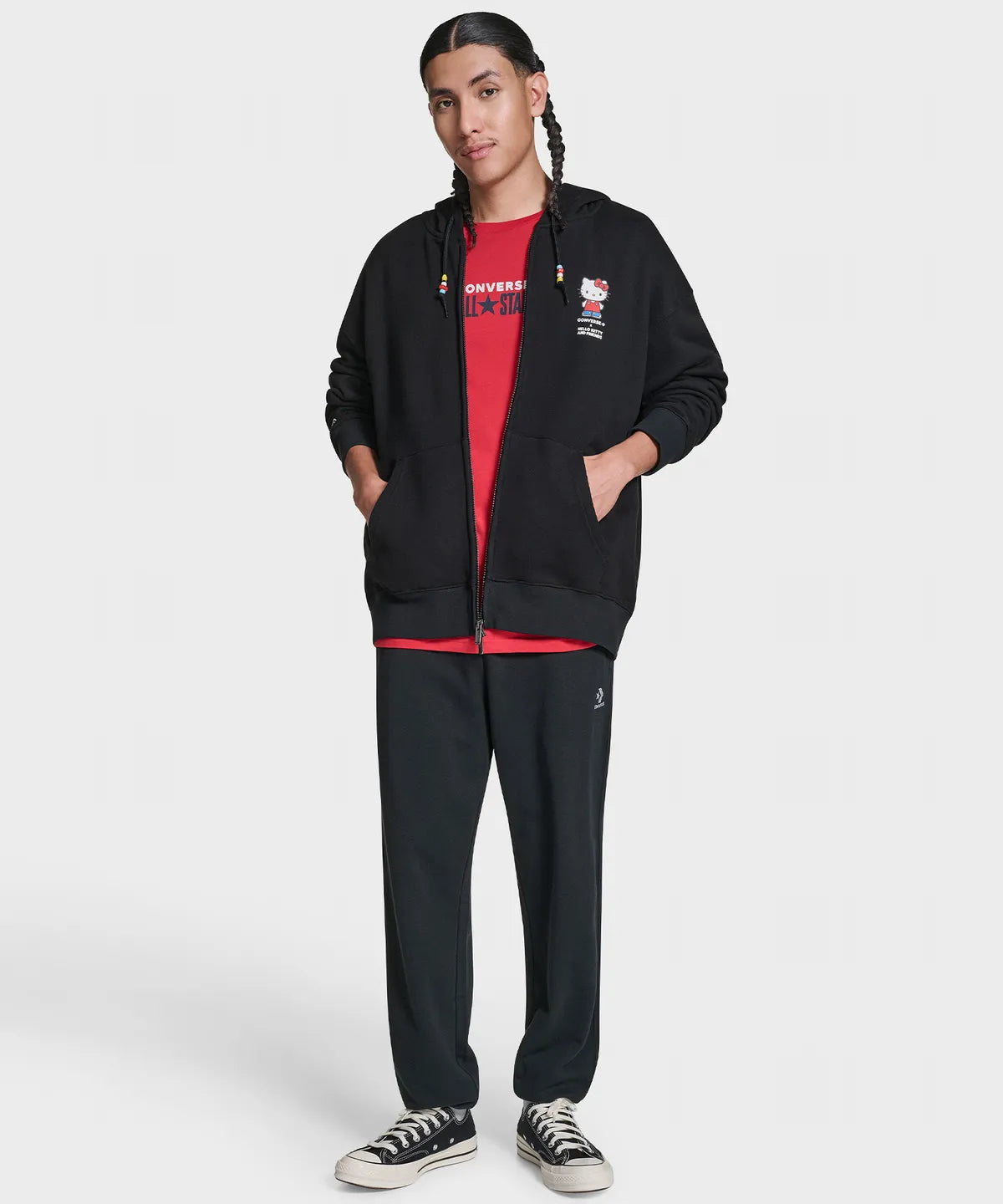 [Converse X Sanrio Characters] Full Zip Hoodie