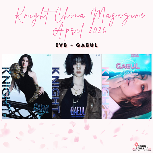 IVE GAEUL - KNIGHT CHINA MAGAZINE APRIL 2026 (Magazine + 4 Random Cards)