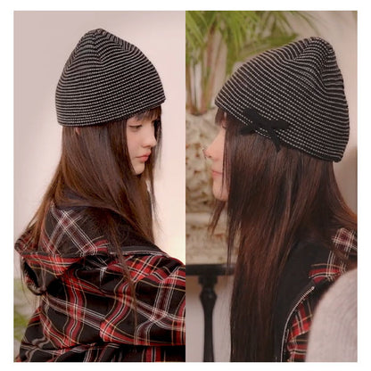 [Illit Iroha Worn] TYPE SERVICE Blended Bow Beanie