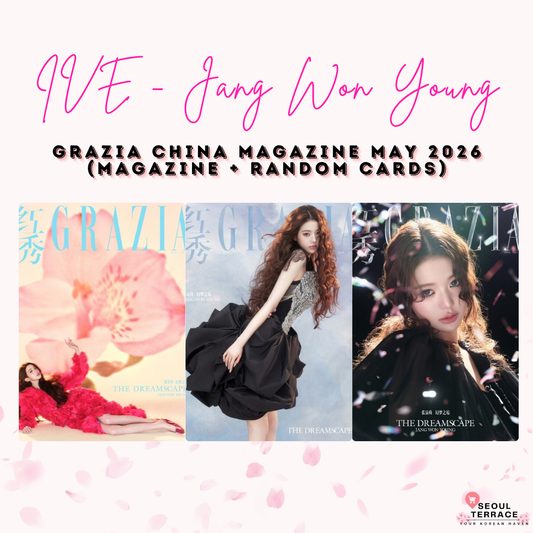 [IVE] JANG WON YOUNG - GRAZIA CHINA MAGAZINE MAY 2026 (MAGAZINE + RANDOM CARDS)