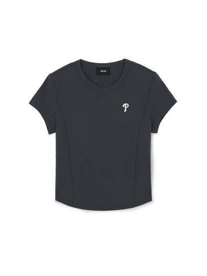 [Aespa Karina Worn] 26 Summer MLB Women's Basic Slim Fit Short Sleeve T-Shirt