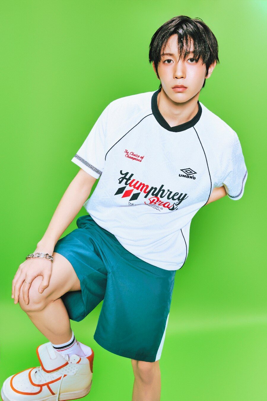 [UMBRO X NCT WISH] HBL Football Heritage Jacquard Short Sleeve Jersey