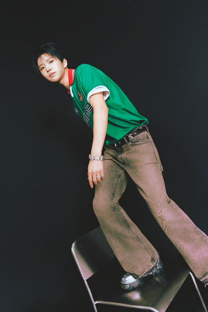 [UMBRO X NCT WISH] HBL Star Champ MEX Short Sleeve Soccer Jersey Green