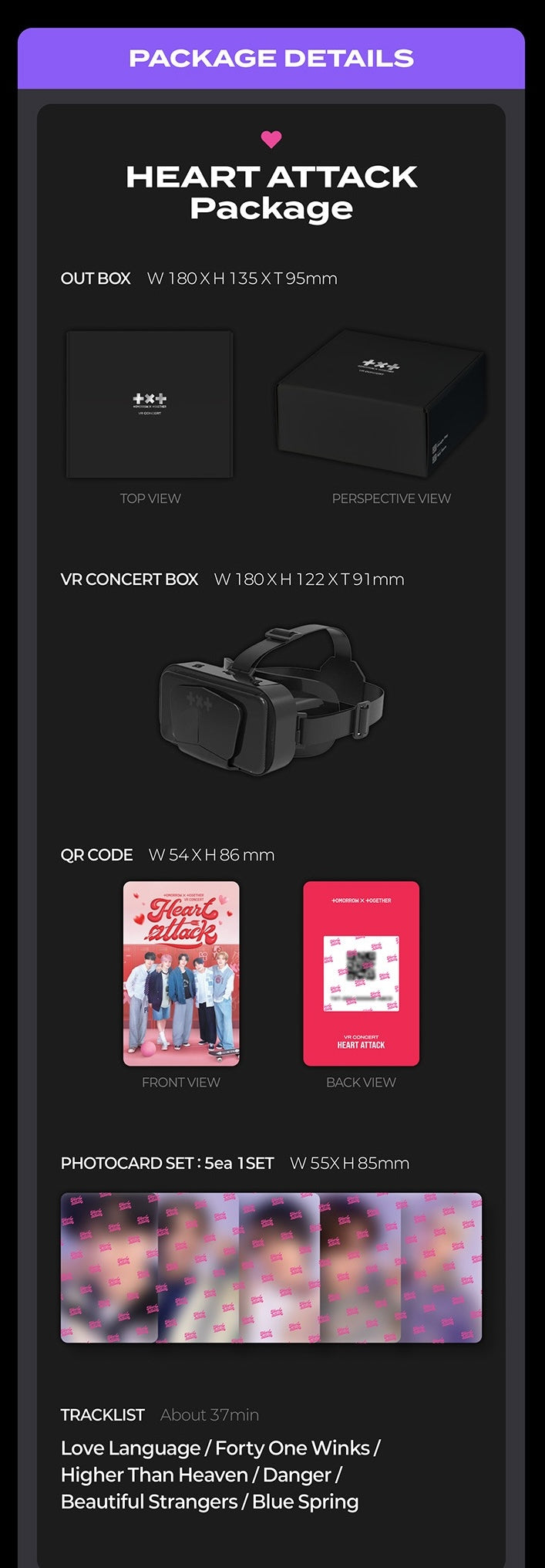 Tomorrow X Together VR Concert Box Full Box Package