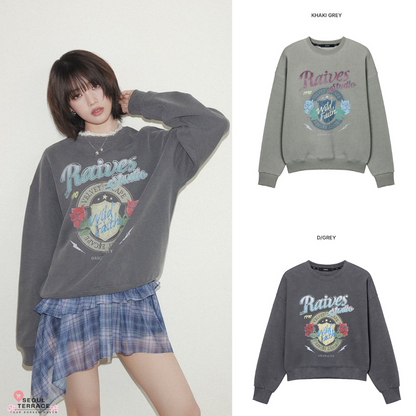 i-dle Minnie X Raive Wild Faith Rose Sweatshirt