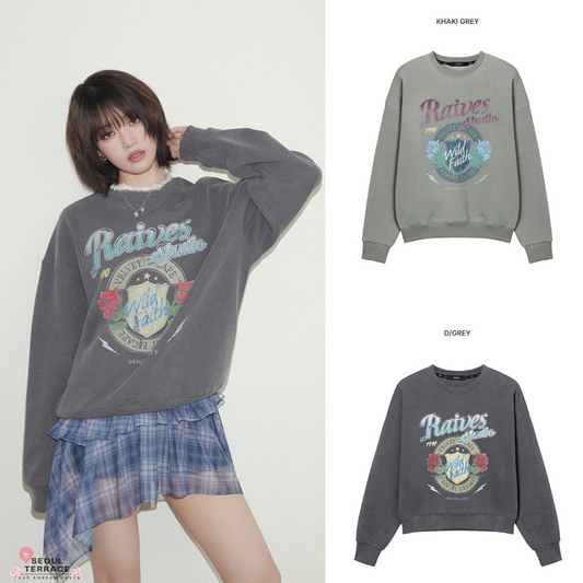 i-dle Minnie X Raive Wild Faith Rose Sweatshirt
