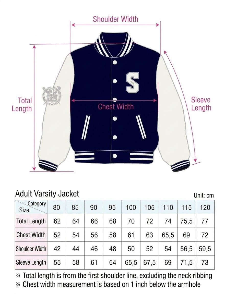 Seoul National University - Baseball Jacket (NAVY)