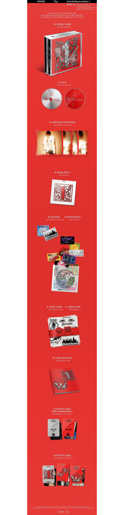 WOODZ - 1st Album: Archive. 1