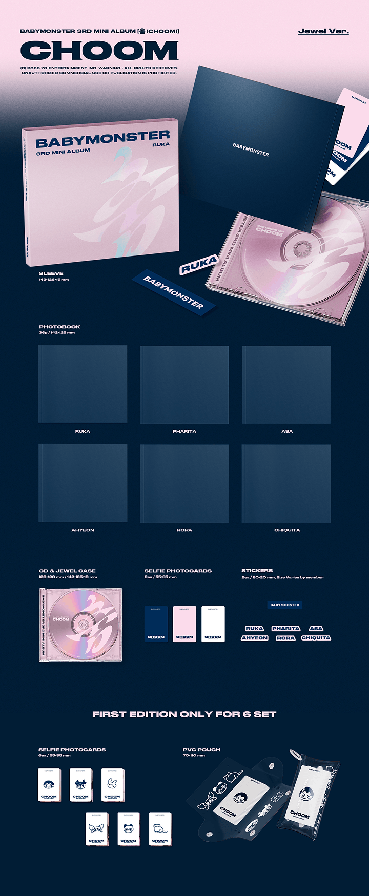 BABYMONSTER - 3RD MINI ALBUM [춤 (CHOOM)]