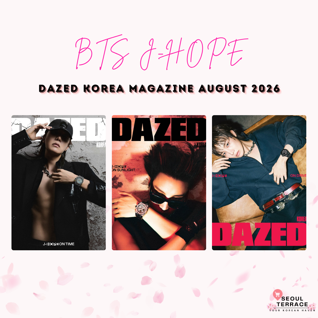 BTS J-HOPE - DAZED KOREA MAGAZINE AUGUST 2026 (RANDOM COVER)