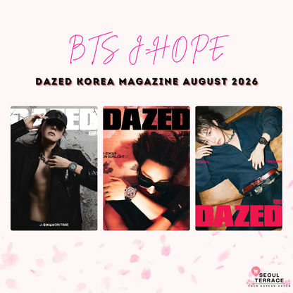 BTS J-HOPE - DAZED KOREA MAGAZINE AUGUST 2026 (RANDOM COVER)
