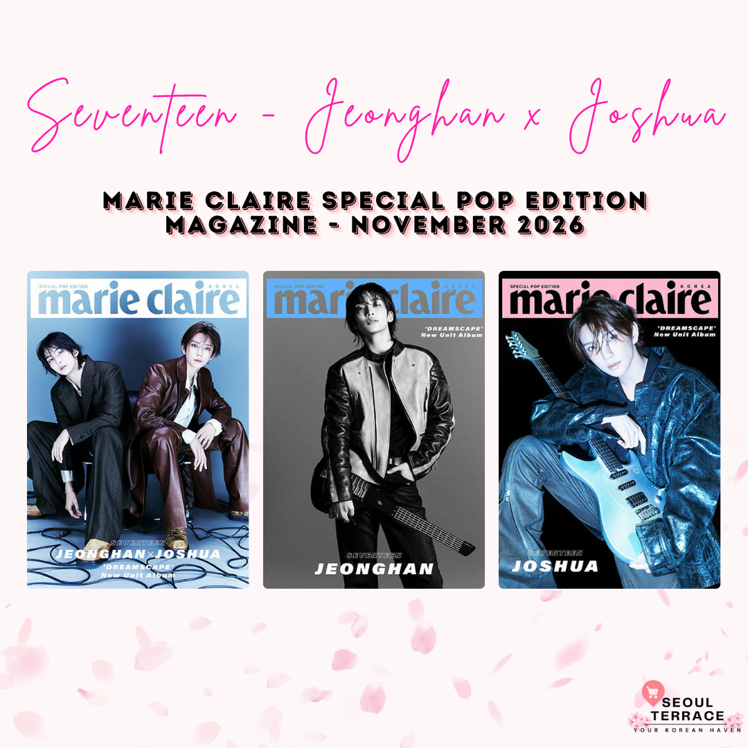 [SEVENTEEN] JEONGHAN X JOSHUA - MARIE CLAIRE SPECIAL POP EDITION MAGAZINE - NOVEMBER 2026