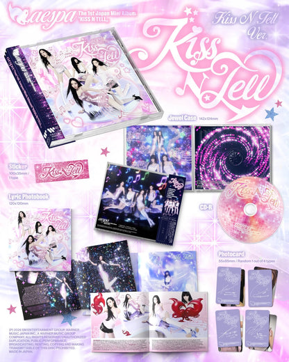 aespa - KISS N TELL [1ST JP MINI ALBUM]