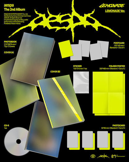AESPA - The 2nd Album 'LEMONADE'