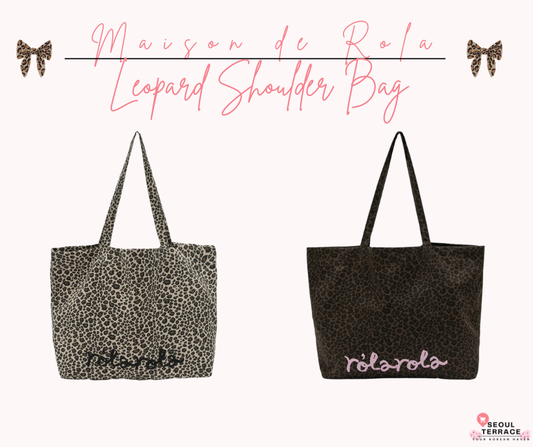 MAISON DE ROLA - LEOPARD SHOULDER BAG