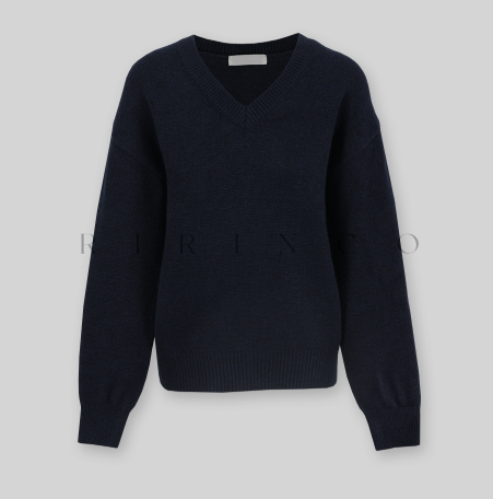 RIRINCO - Rodicent Wool Spandex V-Neck Knitwear