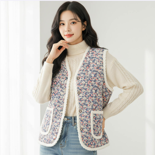 Korean Kimjang Vest (K-ajumma, grandma style)
