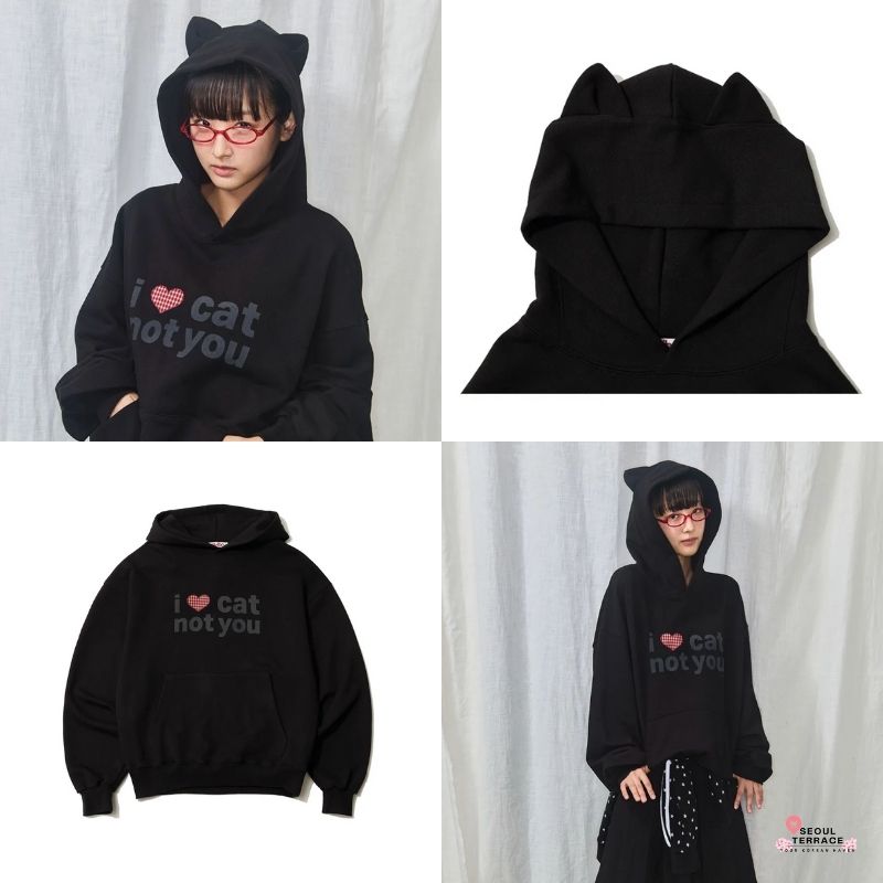 NCT DREAM Jaemin Worn – I LOVE CAT NOT YOU Cat Ear Hoodie